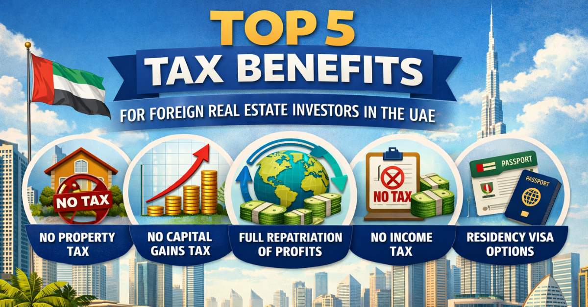 Top 5 Tax Benefits for Foreign Real Estate Investors in the UAE